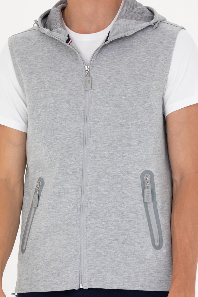 Erkek Gri Melanj Sweatshirt - 50263493011