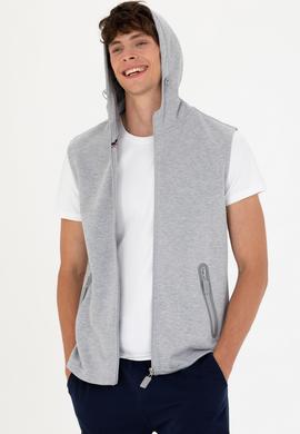 Erkek Gri Melanj Sweatshirt - 50263493011