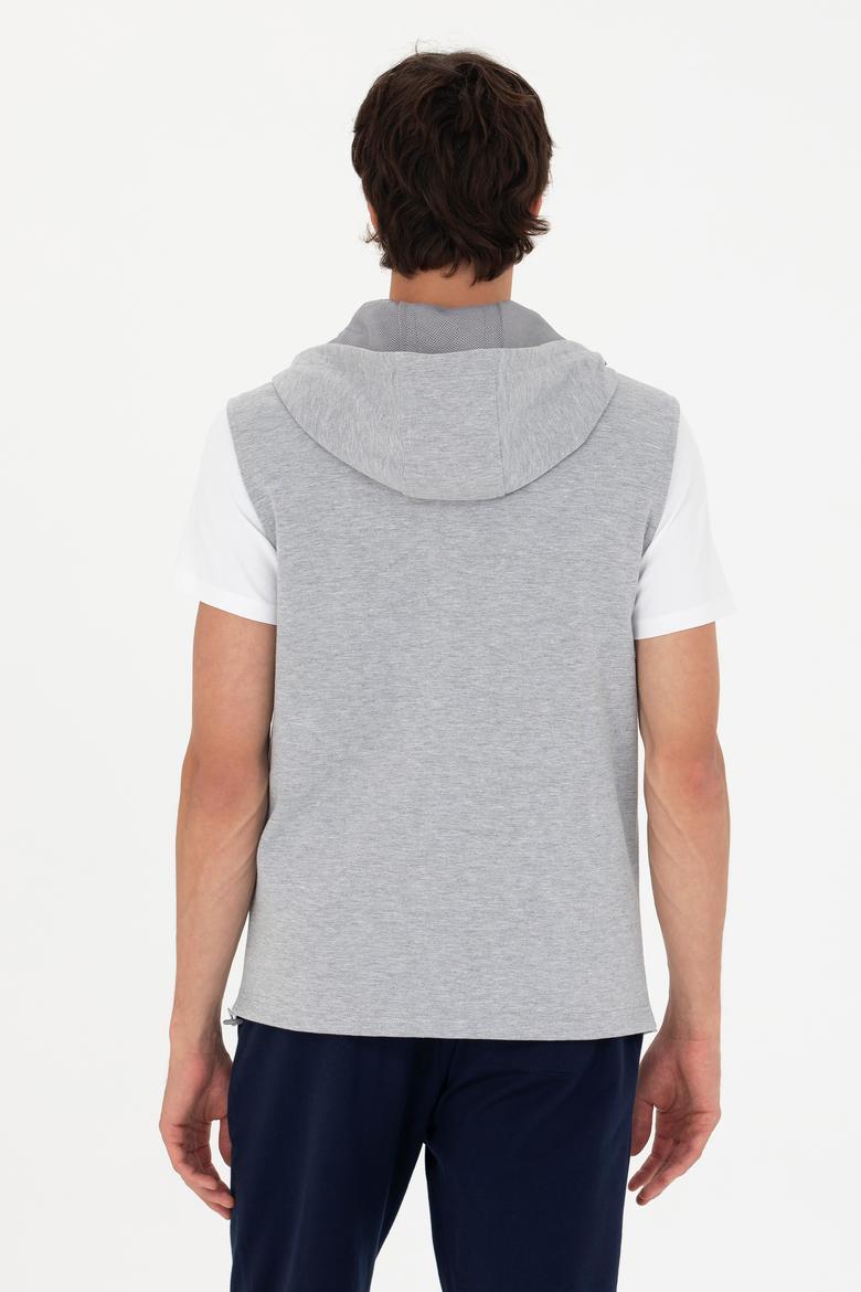 Erkek Gri Melanj Sweatshirt - 50263493011