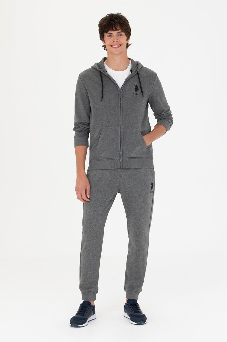 Erkek Antrasit Melanj Eşofman Altı