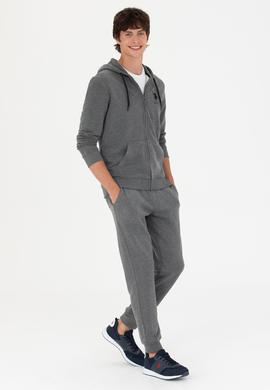 Erkek Antrasit Melanj Eşofman Altı - 50269408046