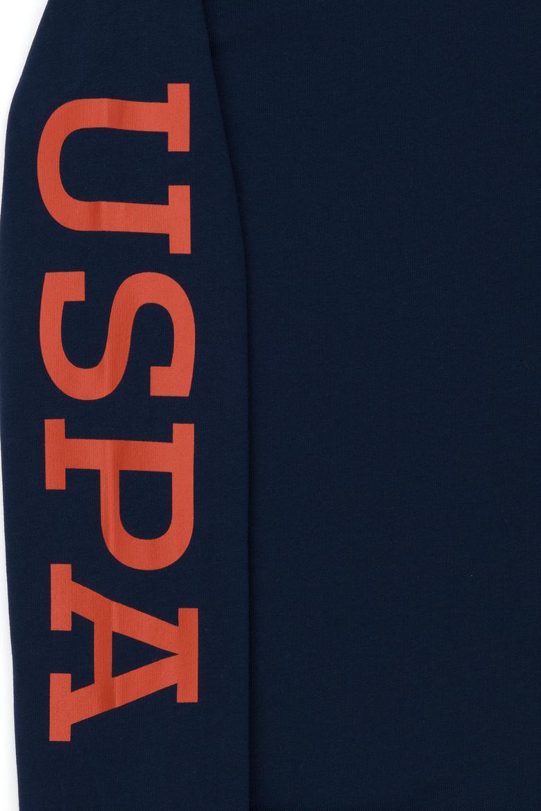 Çocuk Lacivert Basic Bisiklet Yaka Sweatshirt - 50274410024