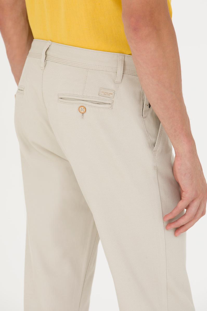 Erkek Taş Kanvas Pantolon