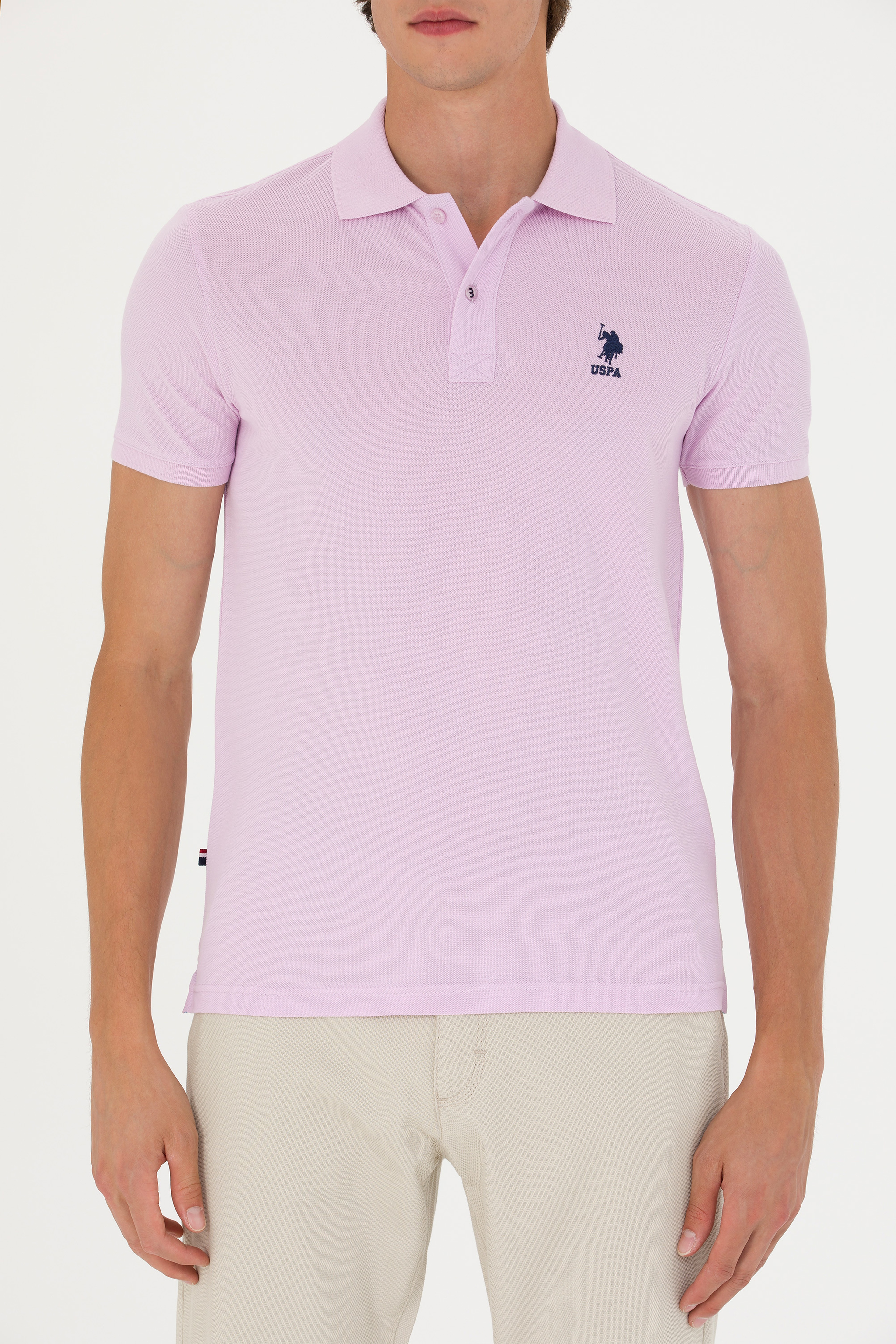 Erkek Manolya Basic Polo Yaka Tişört