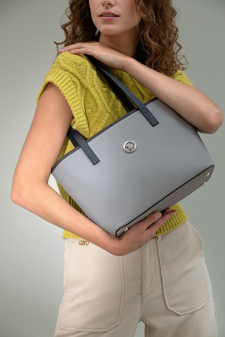 Kadın Koyu Gri Omuz Çantası - 50280359002