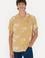 Erkek Apaş Yaka Camel Kısa Kollu Gömlek