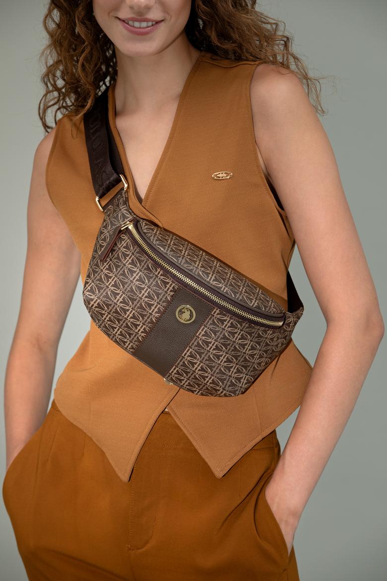 Kadın Kahverengi Bel Çantası - 50280384002