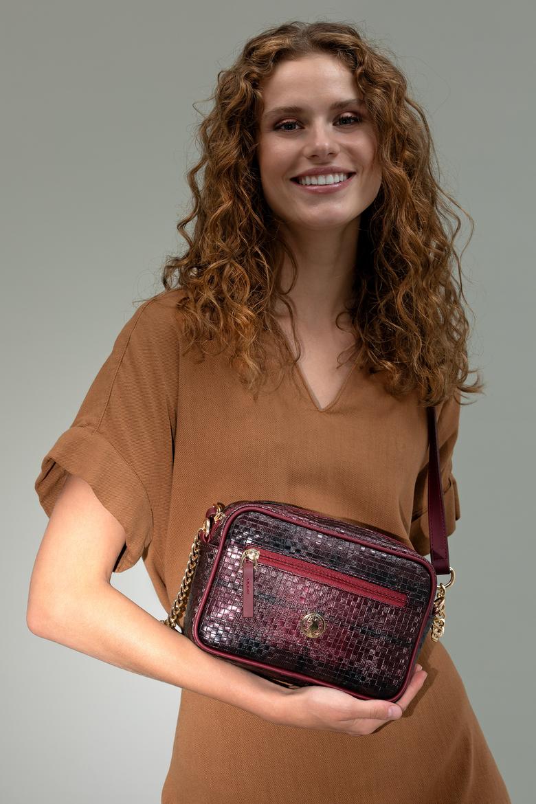 Kadın Bordo Çapraz Çanta