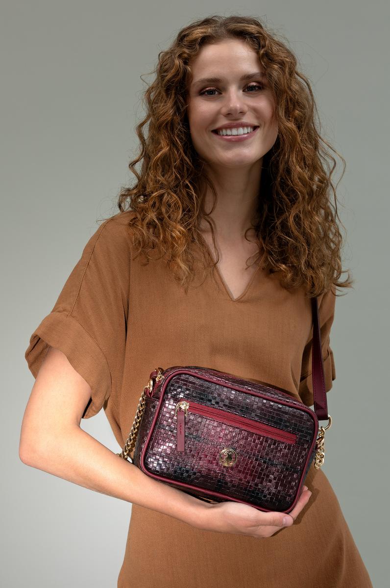 Kadın Bordo Çapraz Çanta