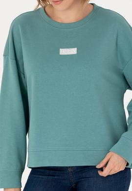 Kadın Mint Bisiklet Yaka Basic Sweatshirt - 50276557036