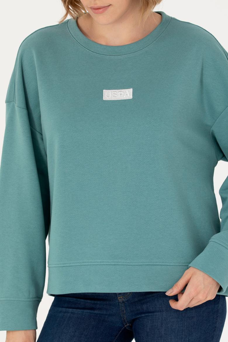 Kadın Mint Bisiklet Yaka Basic Sweatshirt - 50276557036