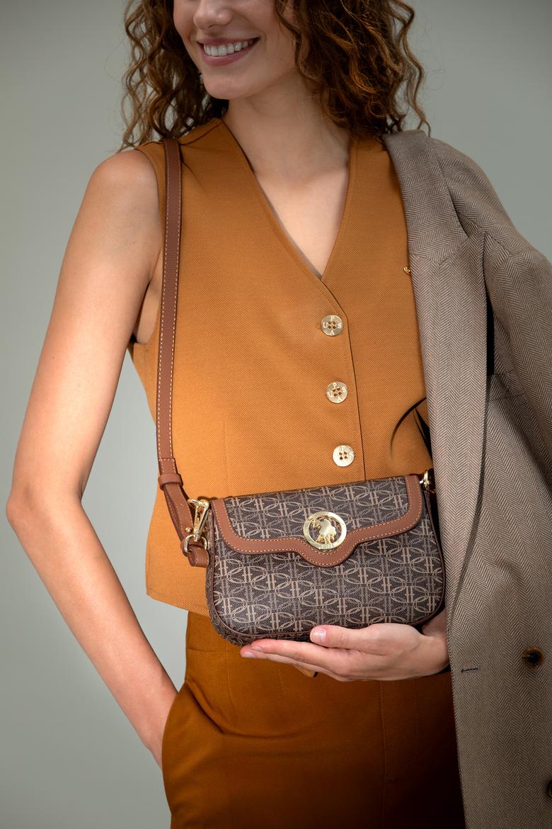 Kadın Kahverengi Çapraz Çanta - 50280398002