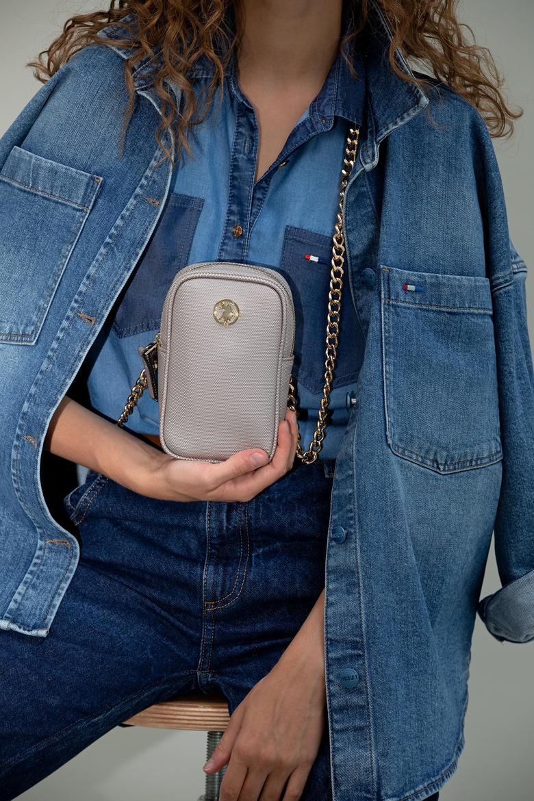 Kadın Kurşun Telefon Çantası - 50280385002