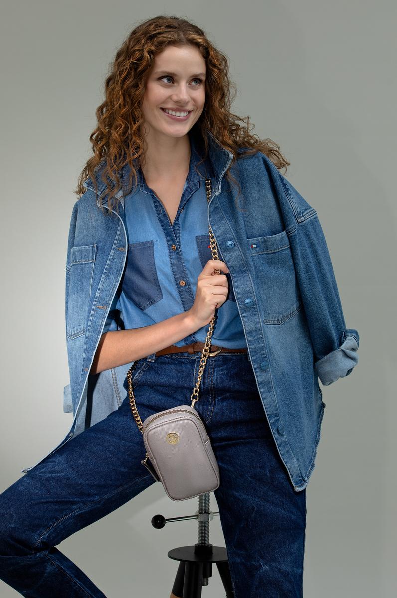 Kadın Kurşun Telefon Çantası