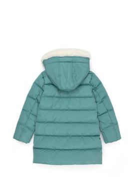Kız Çocuk Mint Kapüşonlu Kaban - 50269901012