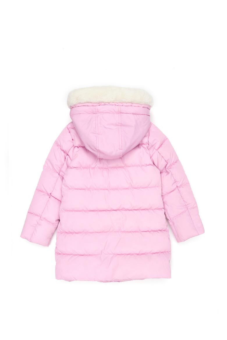 Kız Çocuk Lila Kapüşonlu Kaban - 50269901023