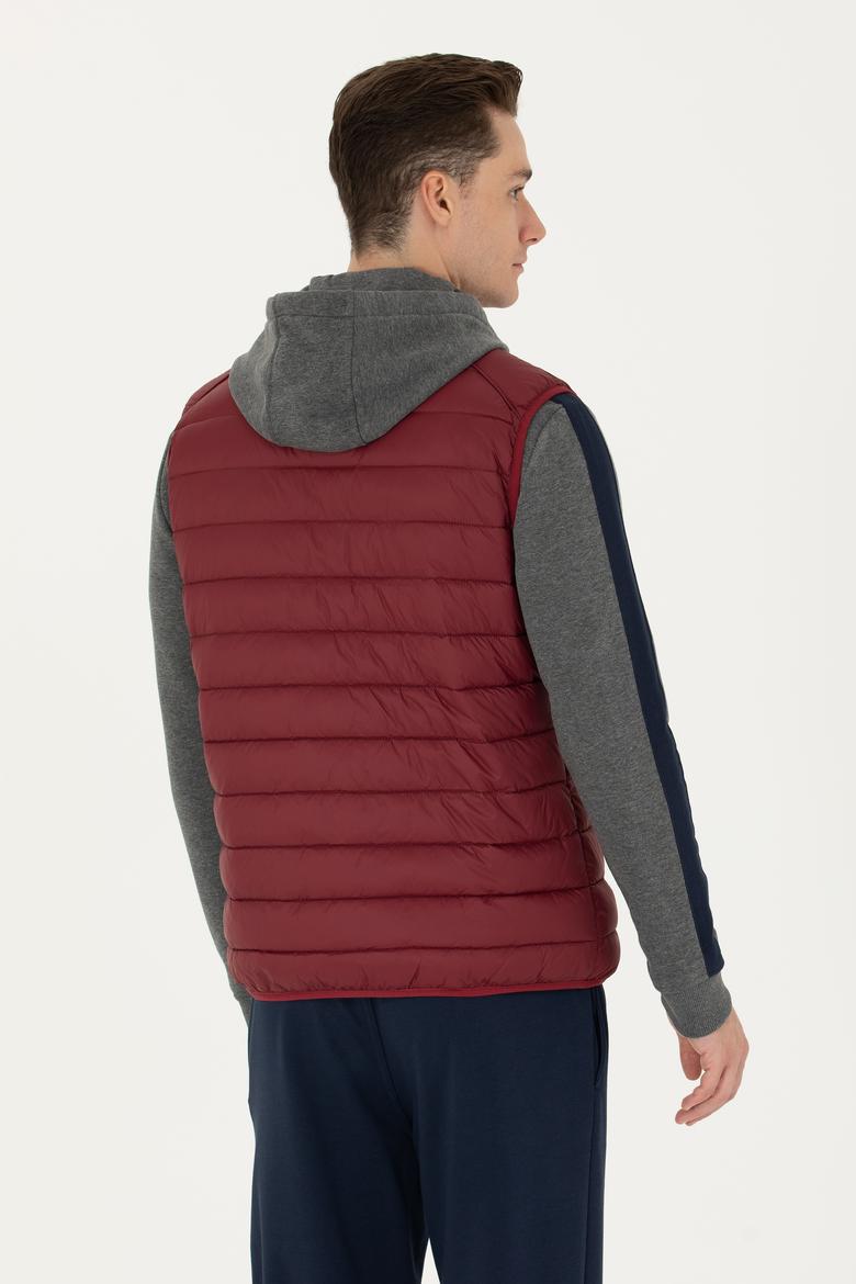 Erkek Bordo Yelek - 50275635042