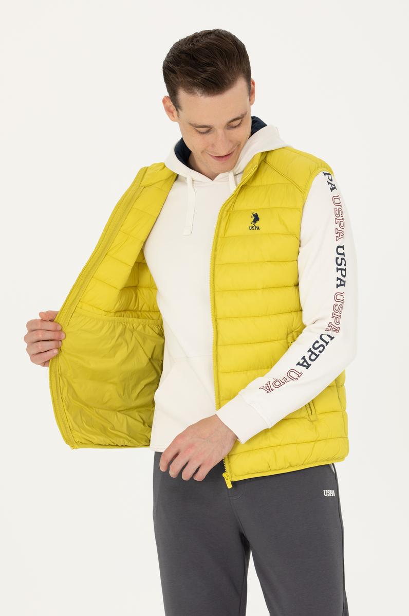 Erkek Neon Sarı Yelek