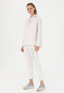 Kadın Taş Kapüşonlu Sweatshirt - 50276555022