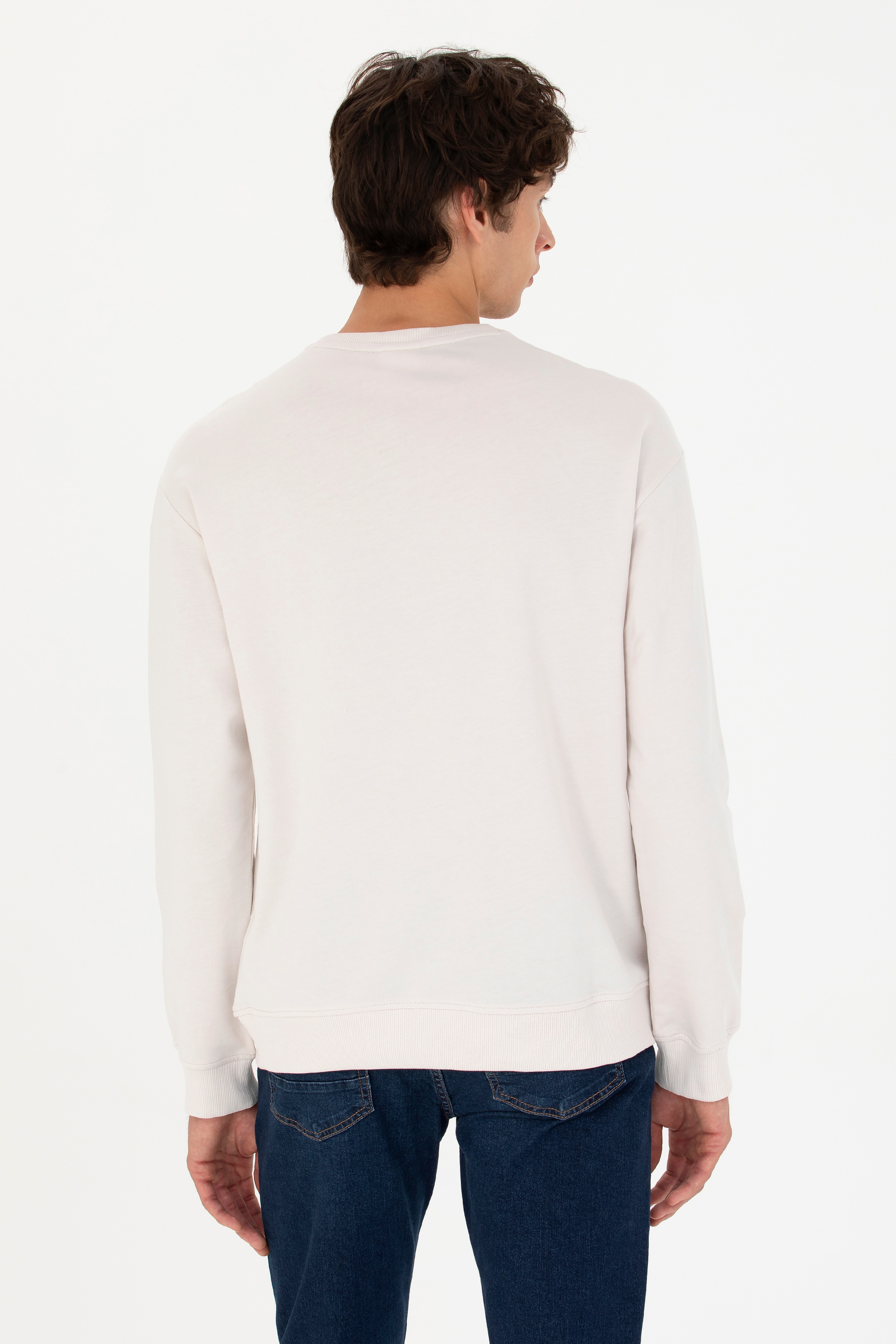 Erkek Taş Sweatshirt - Image 5