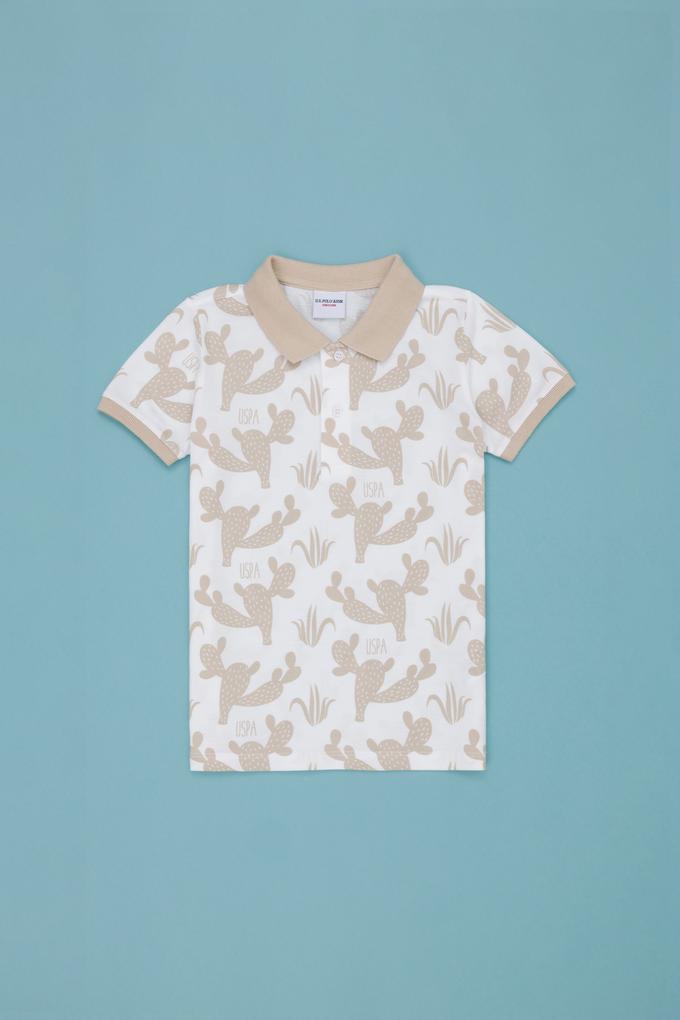 Erkek Çocuk Taş Polo Yaka Tişört