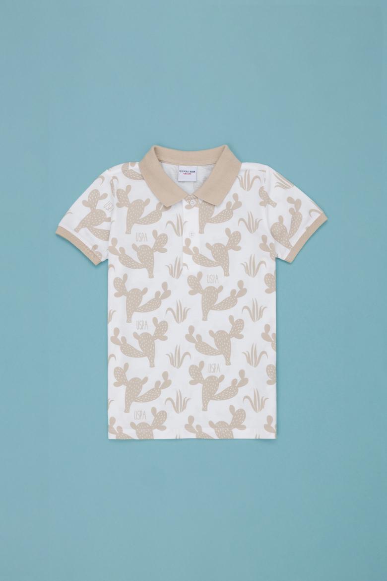 Erkek Çocuk Taş Polo Yaka Tişört