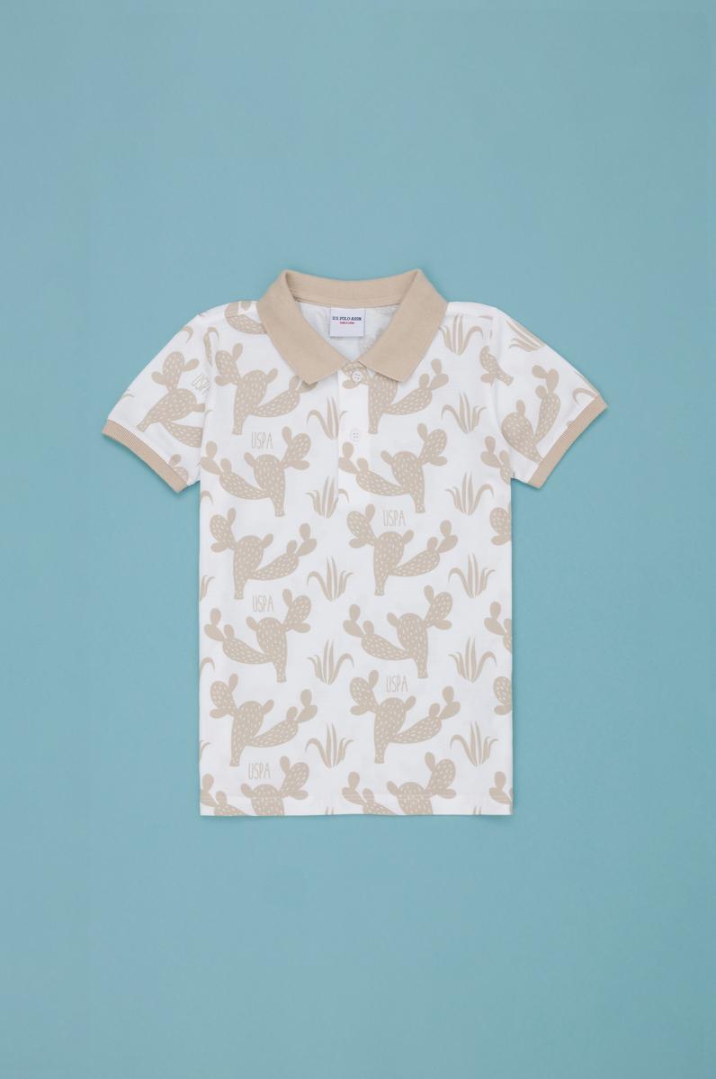 Erkek Çocuk Taş Polo Yaka Tişört