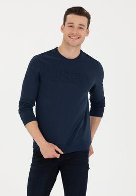Erkek Lacivert Basic Sweatshirt - 50269402001