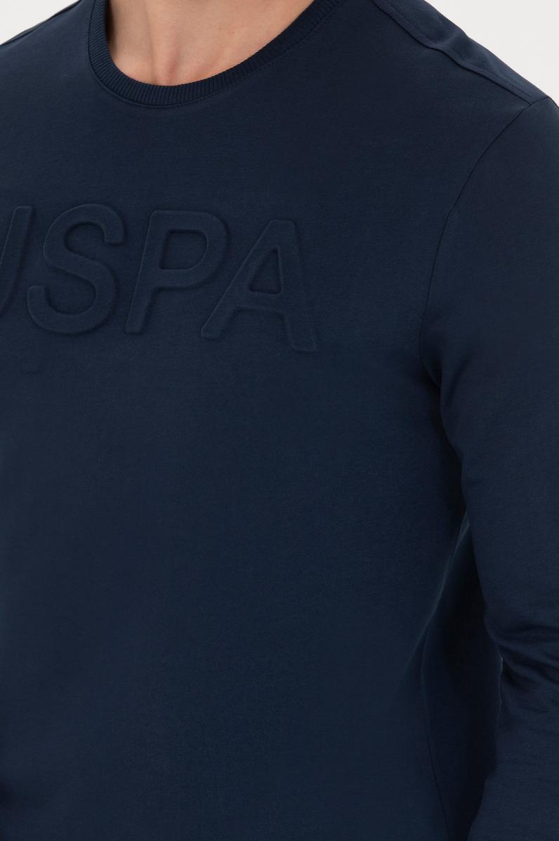 Erkek Lacivert Basic Sweatshirt