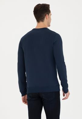 Erkek Lacivert Basic Sweatshirt - 50269402001
