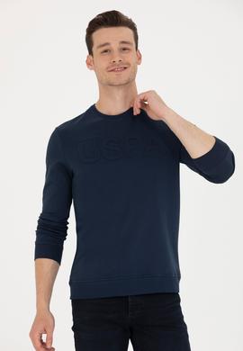 Erkek Lacivert Basic Sweatshirt - 50269402001