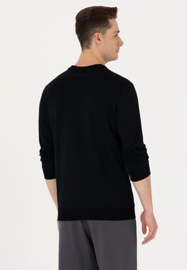 Erkek Siyah Basic Sweatshirt - 50269402011