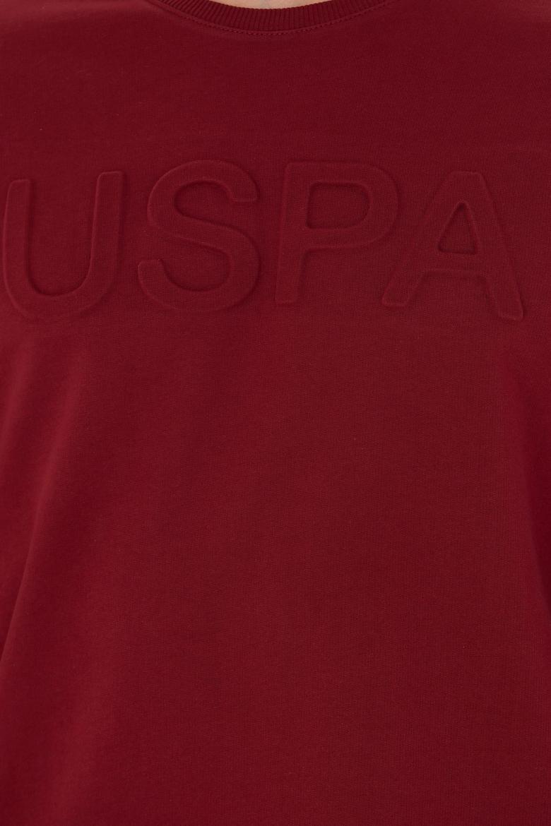 Erkek Bordo Basic Sweatshirt - 50269402057