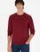 Erkek Bordo Basic Sweatshirt