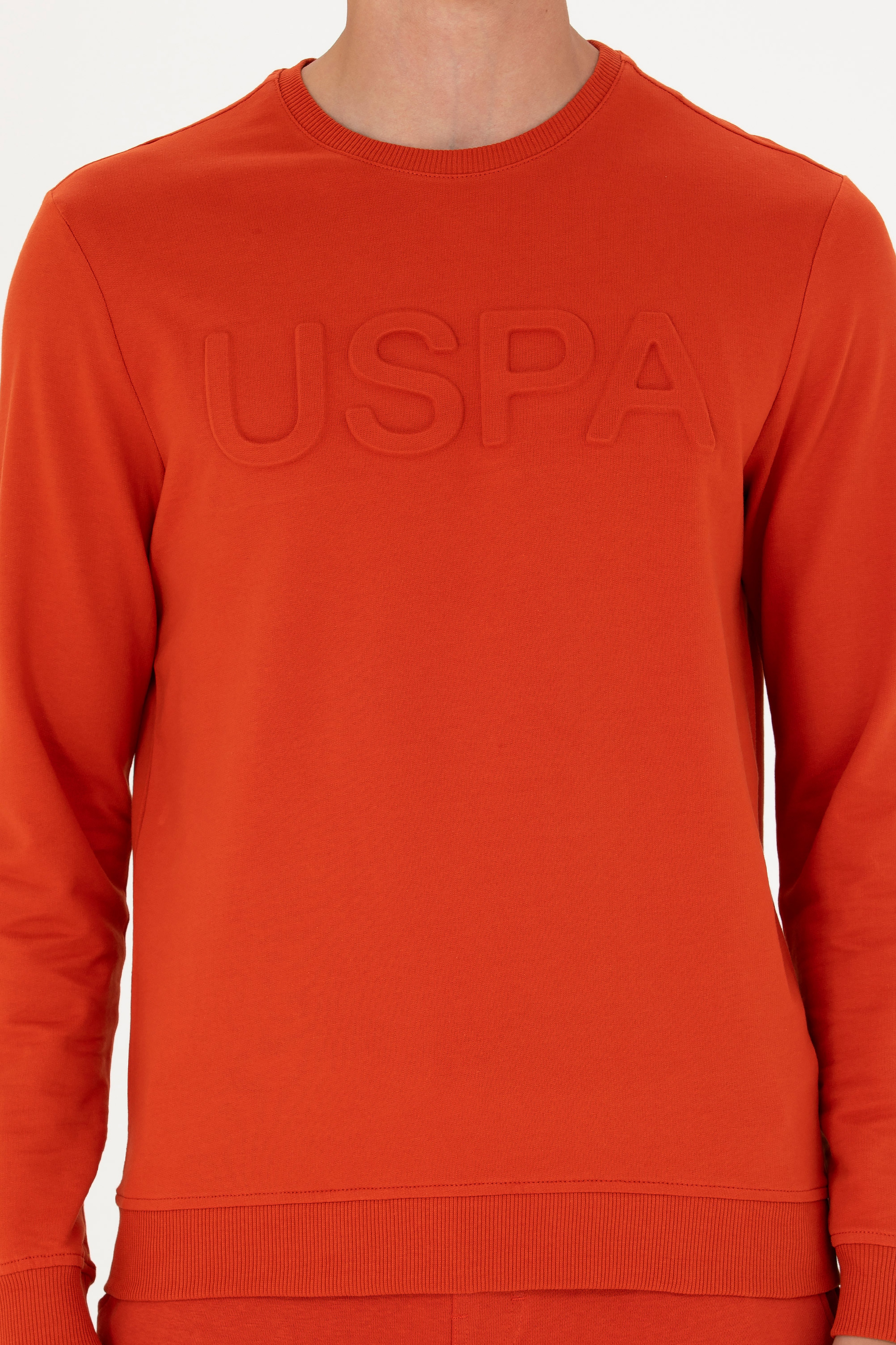 Erkek Kiremit Basic Sweatshirt - Image 6