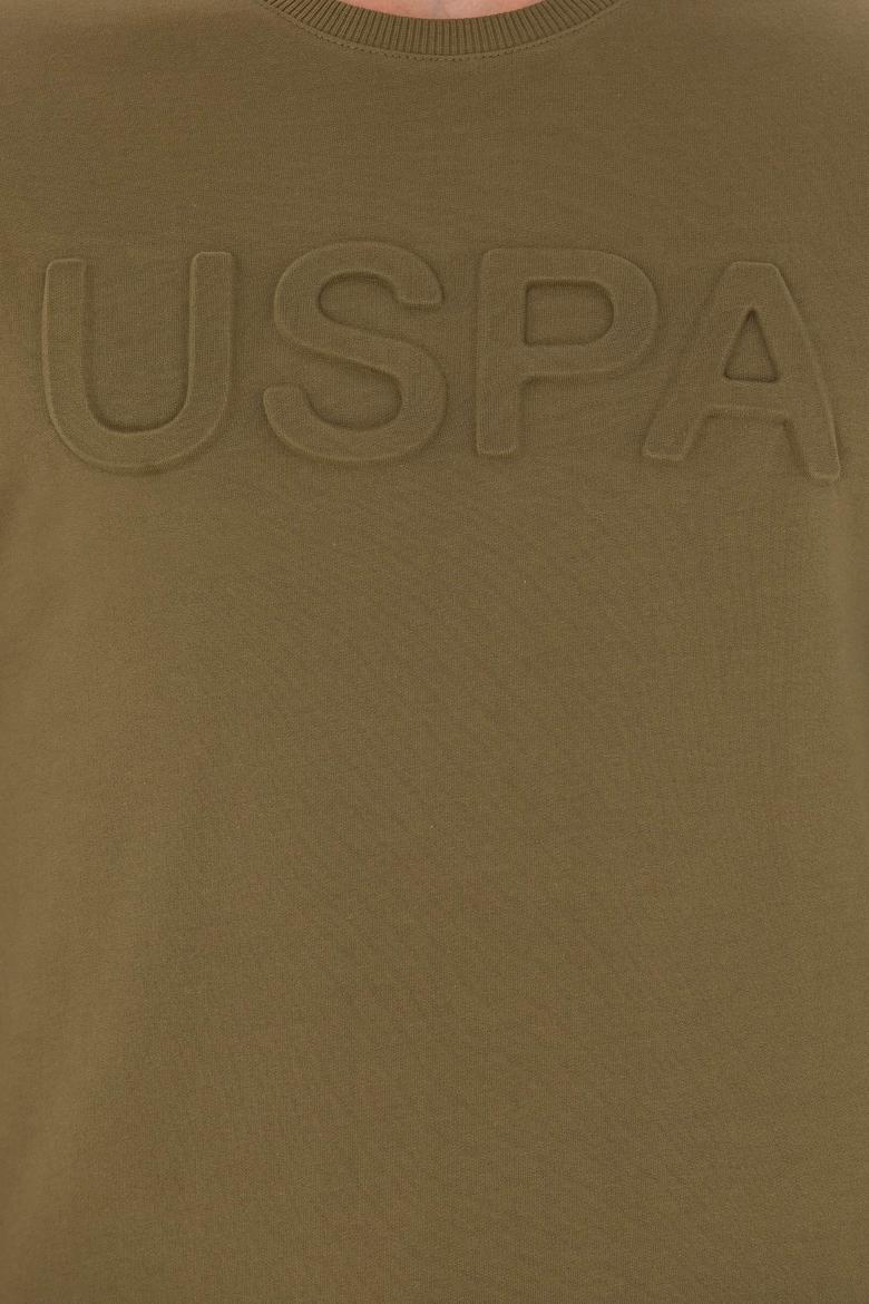 Erkek Haki Basic Sweatshirt - 50269402153