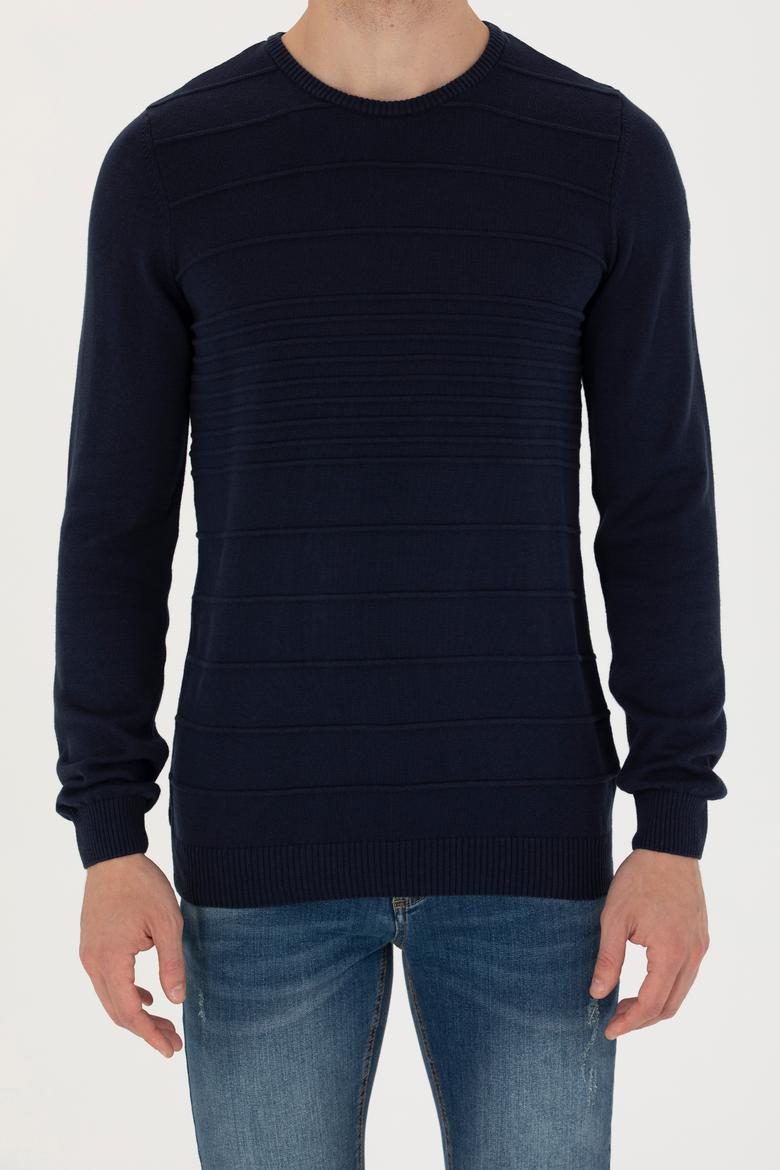 Erkek Lacivert Kazak - 50272122003