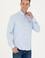 Erkek Açık Mavi Uzun Kollu Basic Gömlek