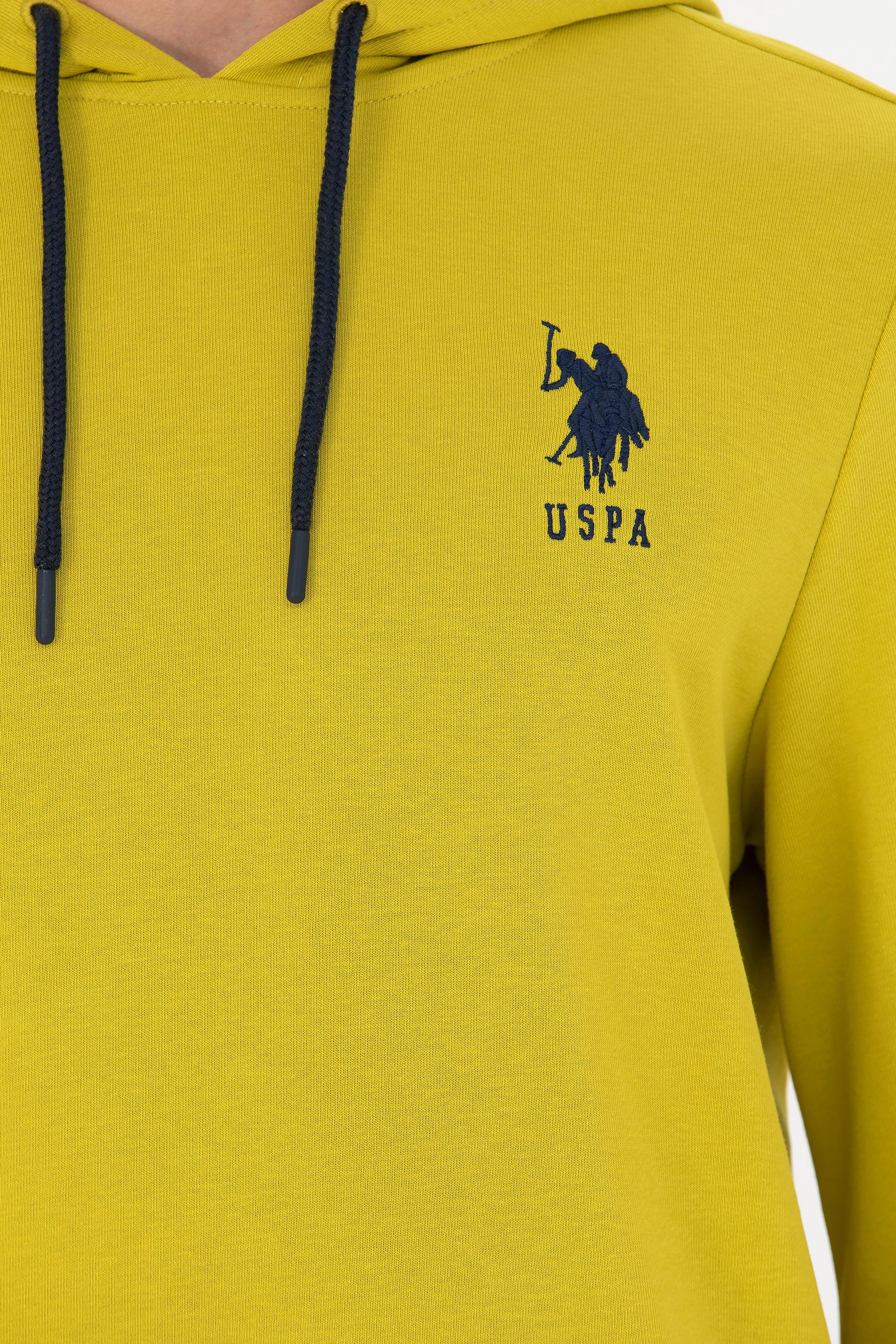 Erkek Fıstık Yeşili Basic Sweatshirt - Image 7