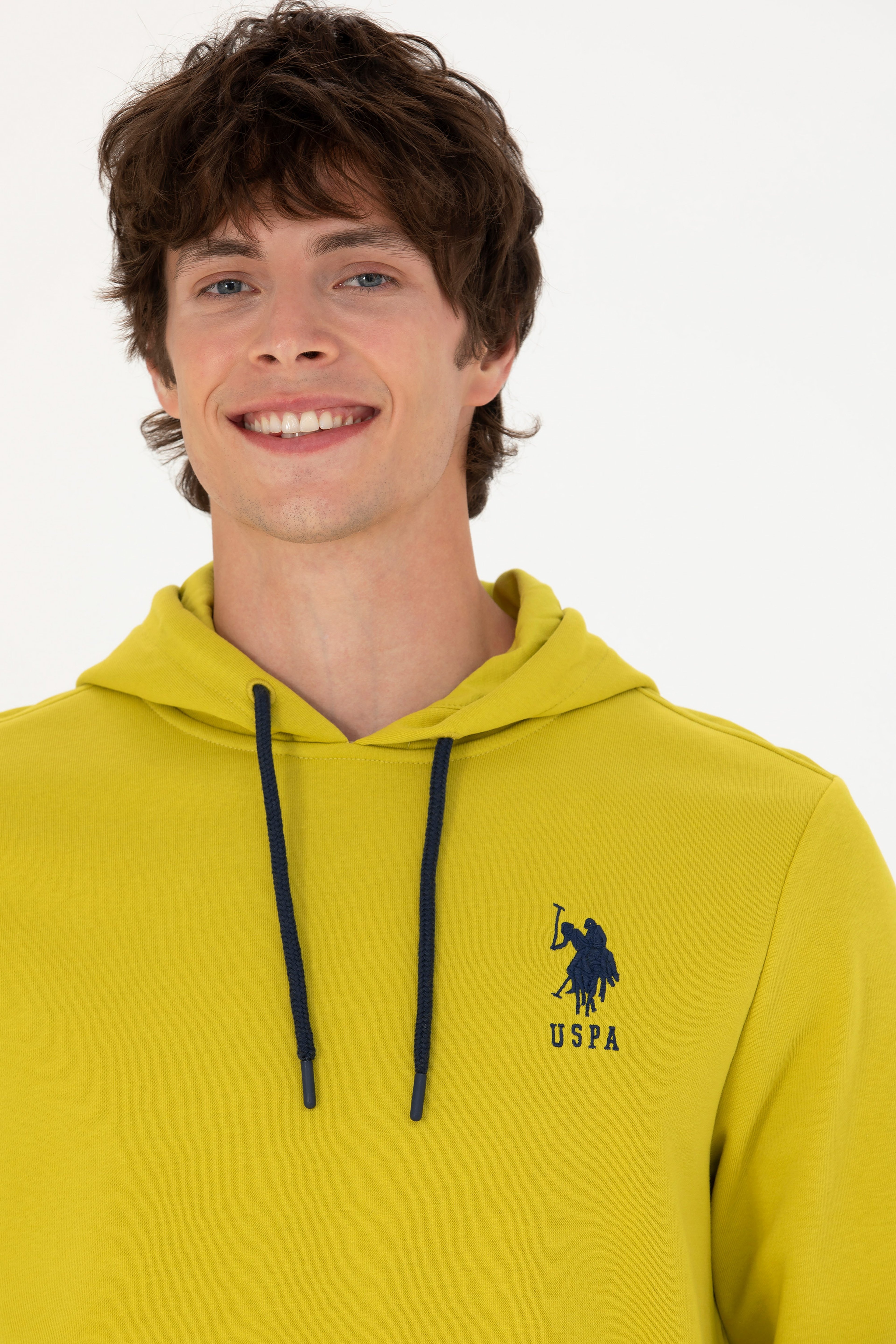 Erkek Fıstık Yeşili Basic Sweatshirt - Image 2