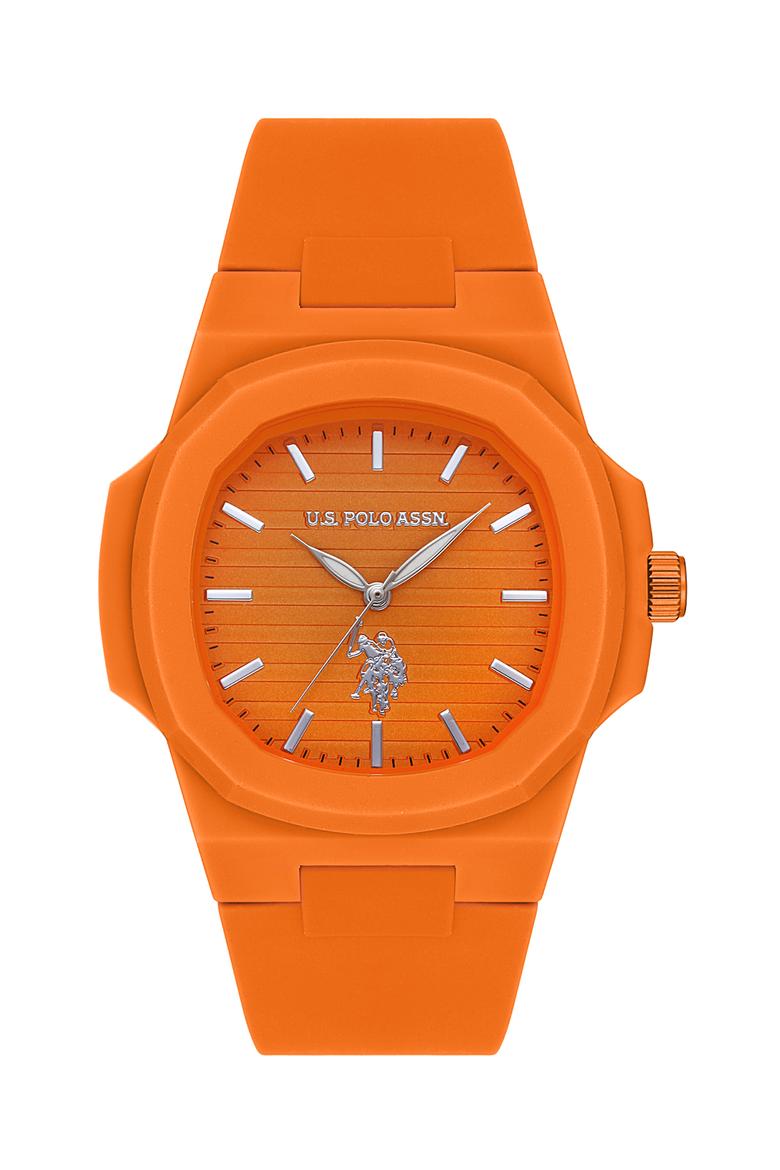 Erkek Turuncu Silikon Kordon Kol Saati USPA1050-04