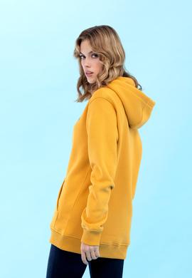 Hardal Kapüşonlu Basic Sweatshirt - 50273935021