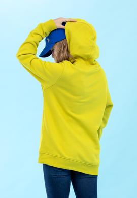 Fıstık Kapüşonlu Basic Sweatshirt - 50273935131