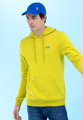 Fıstık Kapüşonlu Basic Sweatshirt - 50273935131