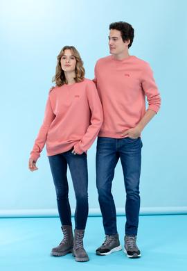 Somon Bisiklet Yaka Basic Sweatshirt - 50276089068