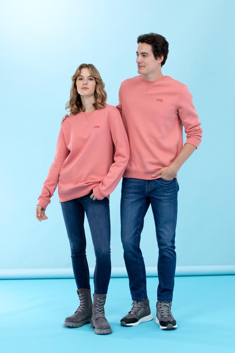 Somon Bisiklet Yaka Basic Sweatshirt - 50276089068