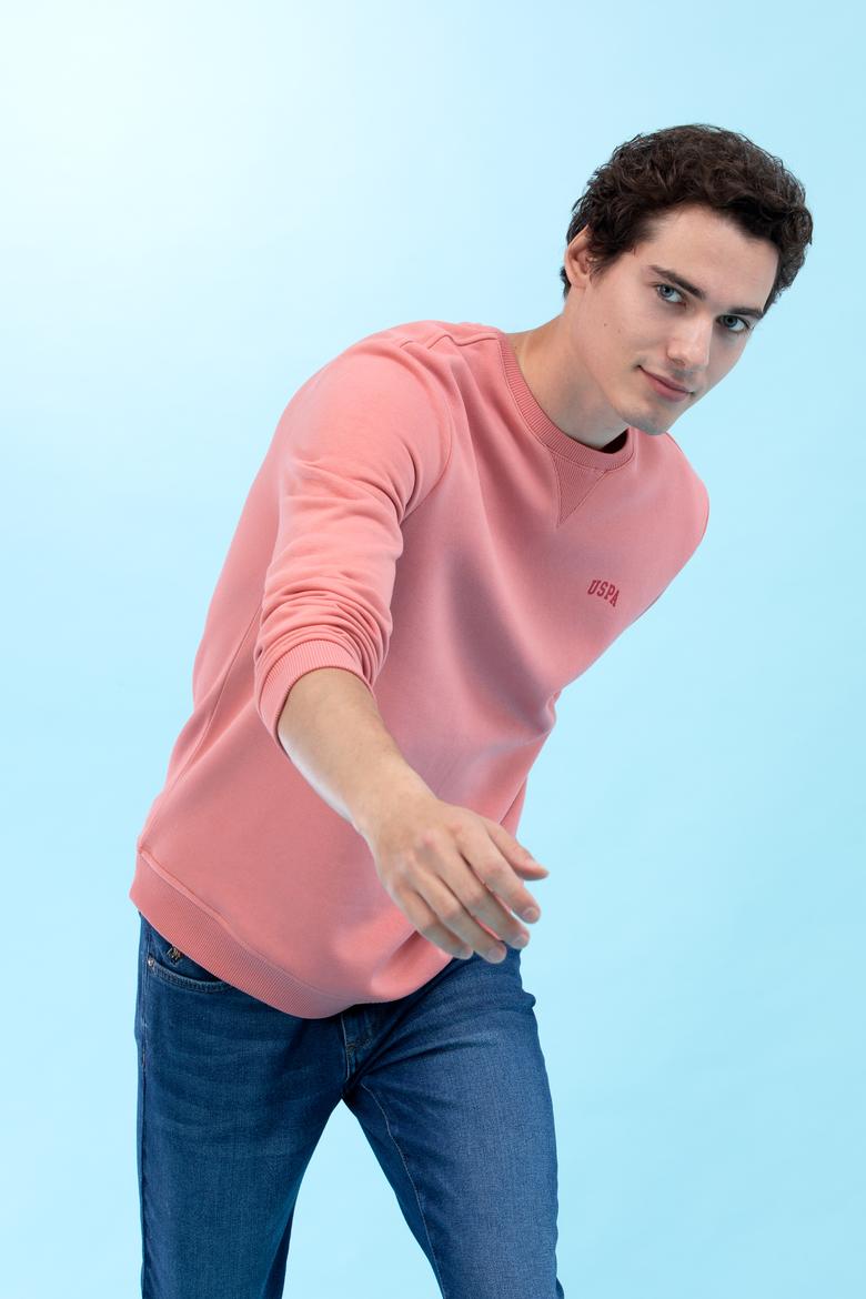 Somon Bisiklet Yaka Basic Sweatshirt - 50276089068