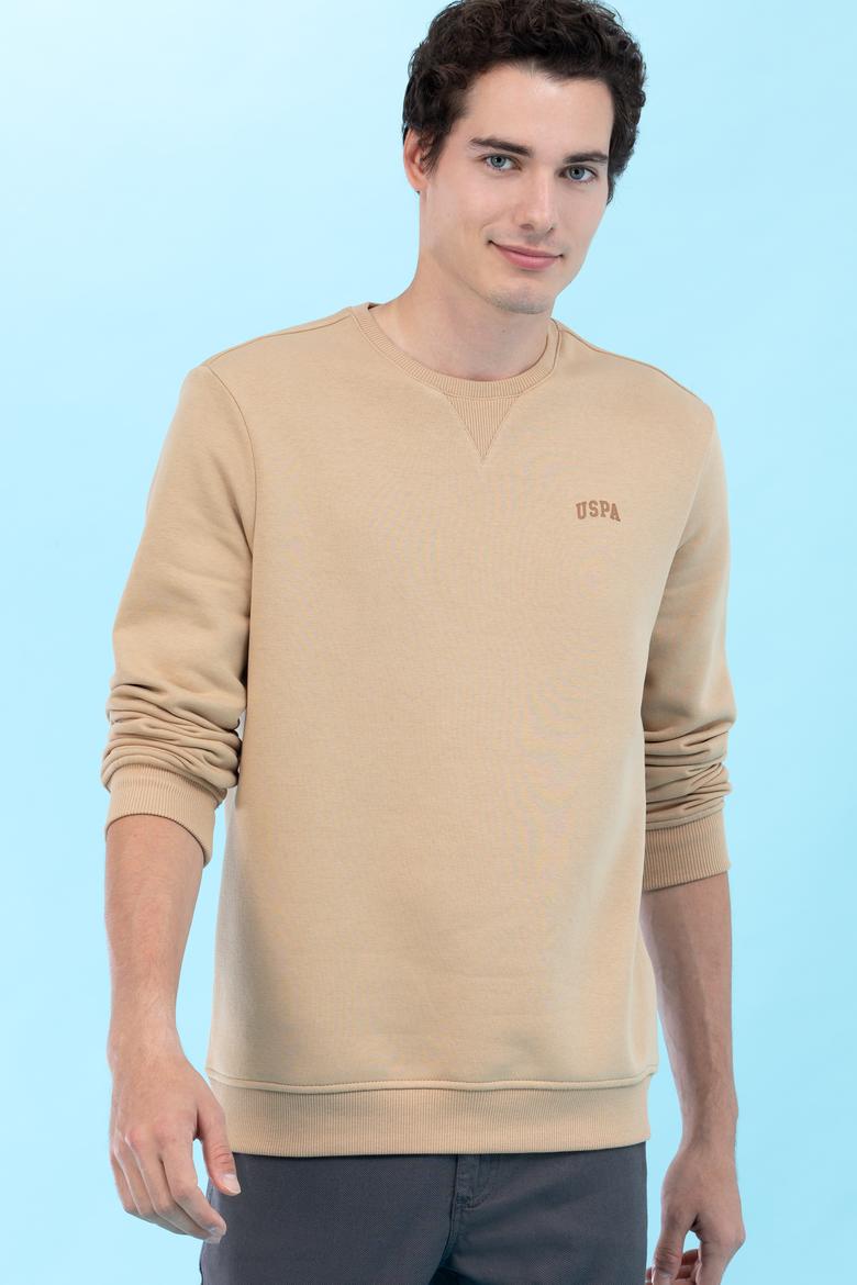 Kum Bisiklet Yaka Basic Sweatshirt - 50276089101