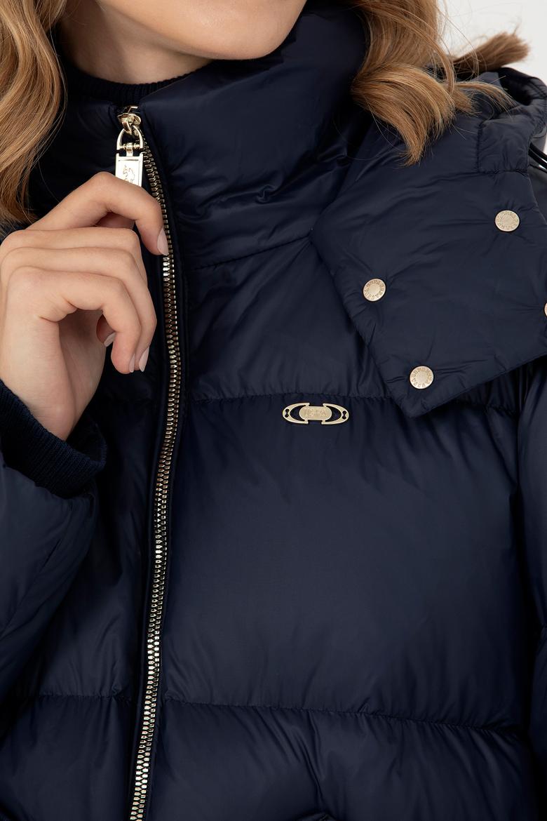 Kadın Lacivert Mont - 50272053041