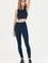 Kadın Lacivert Yüksel Bel Spor Tayt
